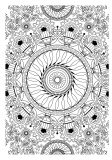 Mandala a colorier fleurs vegetation a imprimer 19